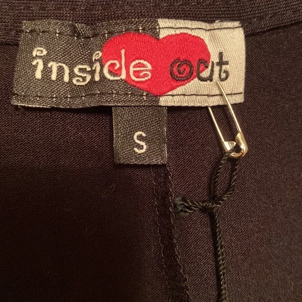 Inside Out Modal Sleeveless Asymmetric Hem Tunic Dress Art To Wear Zip Pocket S - Picture 7 of 8